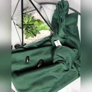 Emerald Jersey Knit Unisex Headwraps Tie Scarf Turbans Ankara